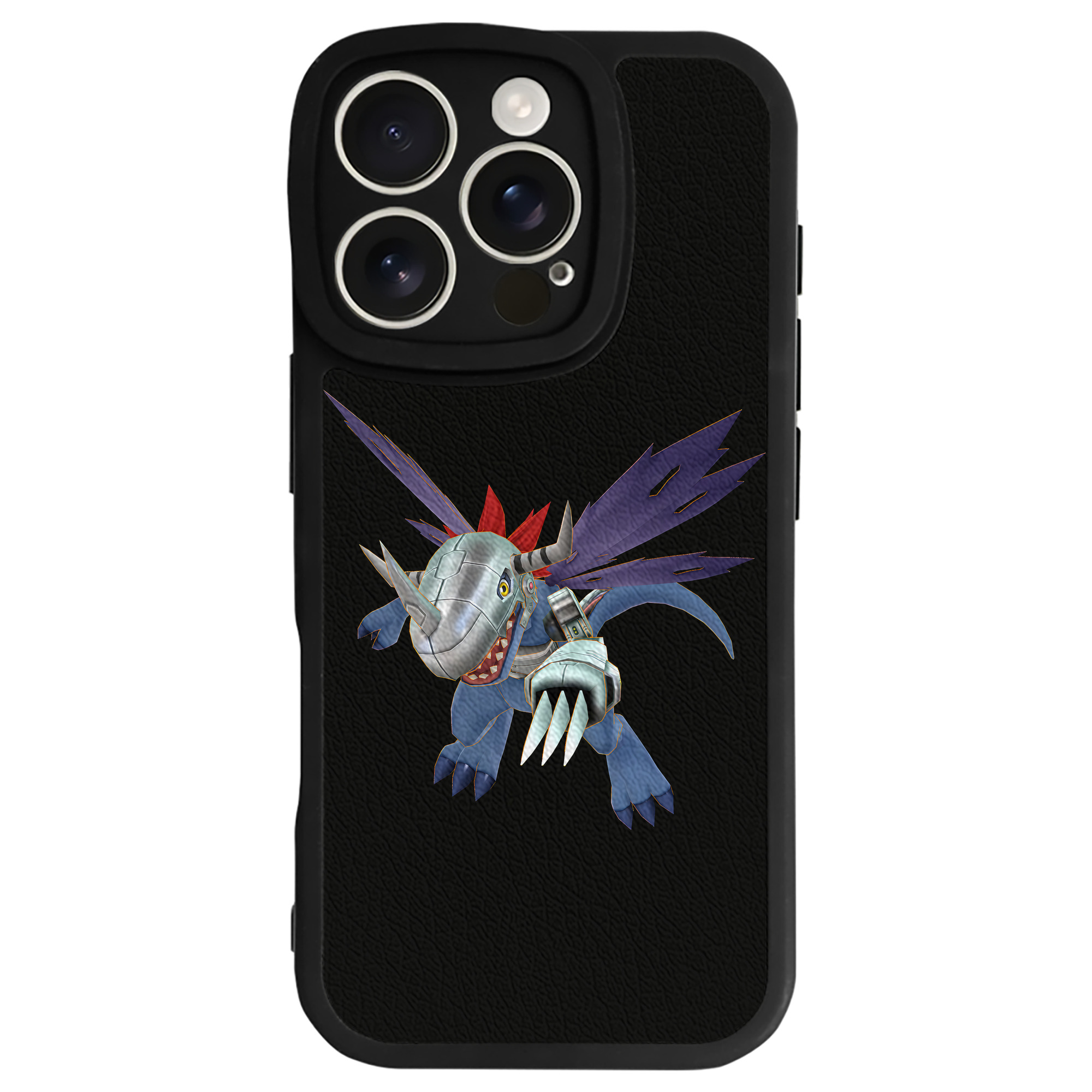 （画像用） Digimon デジタルモンスター/デジモン 【iPhone 16シリーズ対応】シリコンスマホケース（レザー調） 材質：シリコン